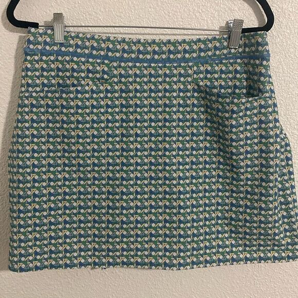 NWT-RLX RALPH LAUREN-WOMEN'S PRINTED PLEATED AIM SKORT 17"- Size Large - Picture 5 of 15